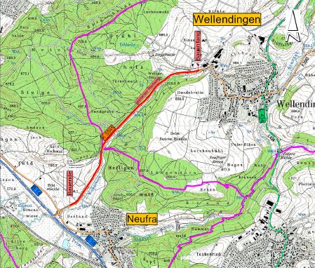 Radweg Wellendingen – Neufra