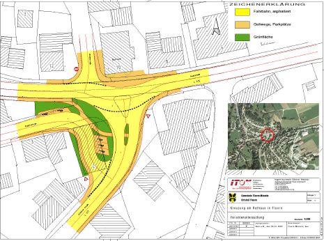 Kreuzung Rathaus Fluorn