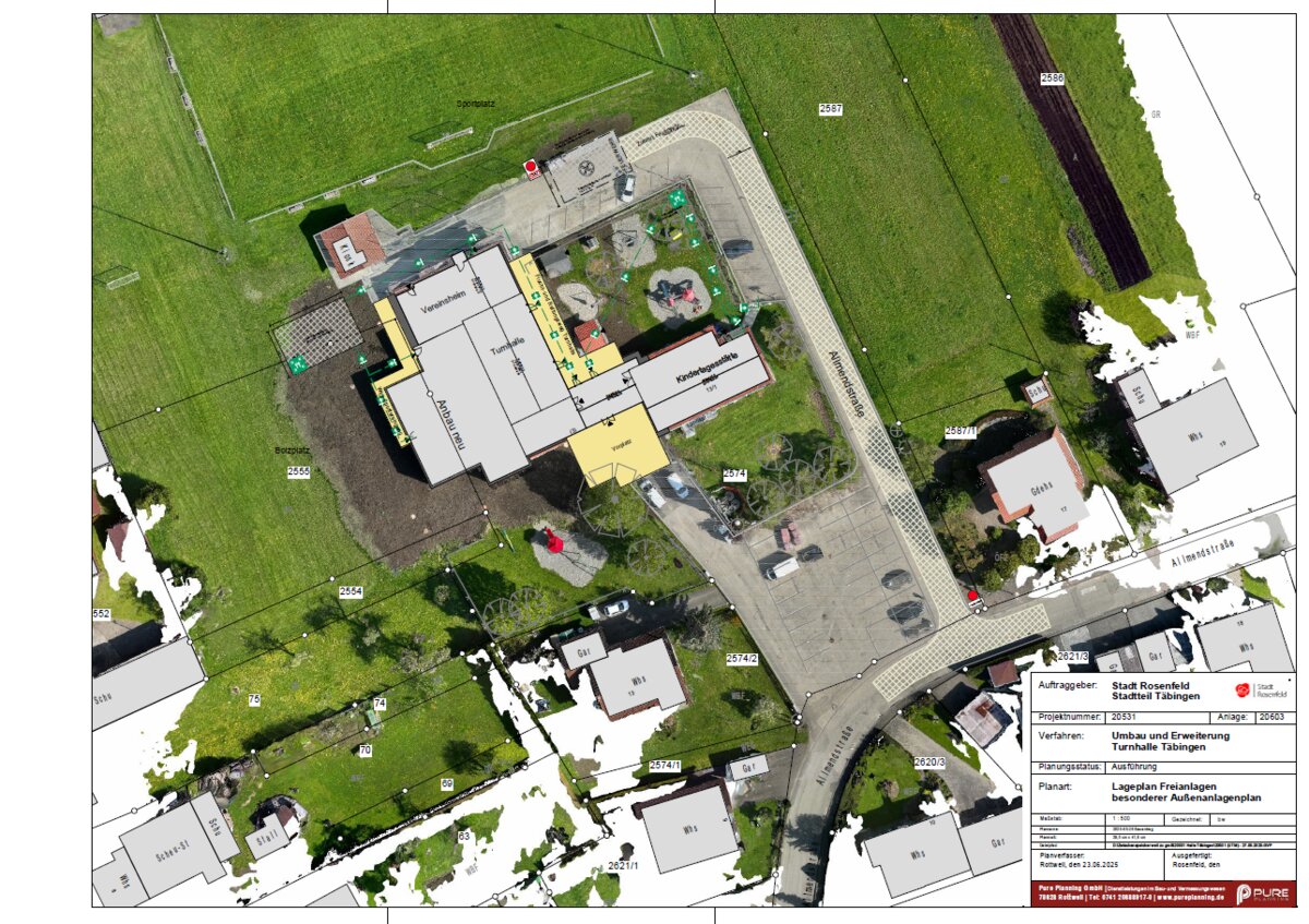 Außenanlage Turnhalle Täbingen